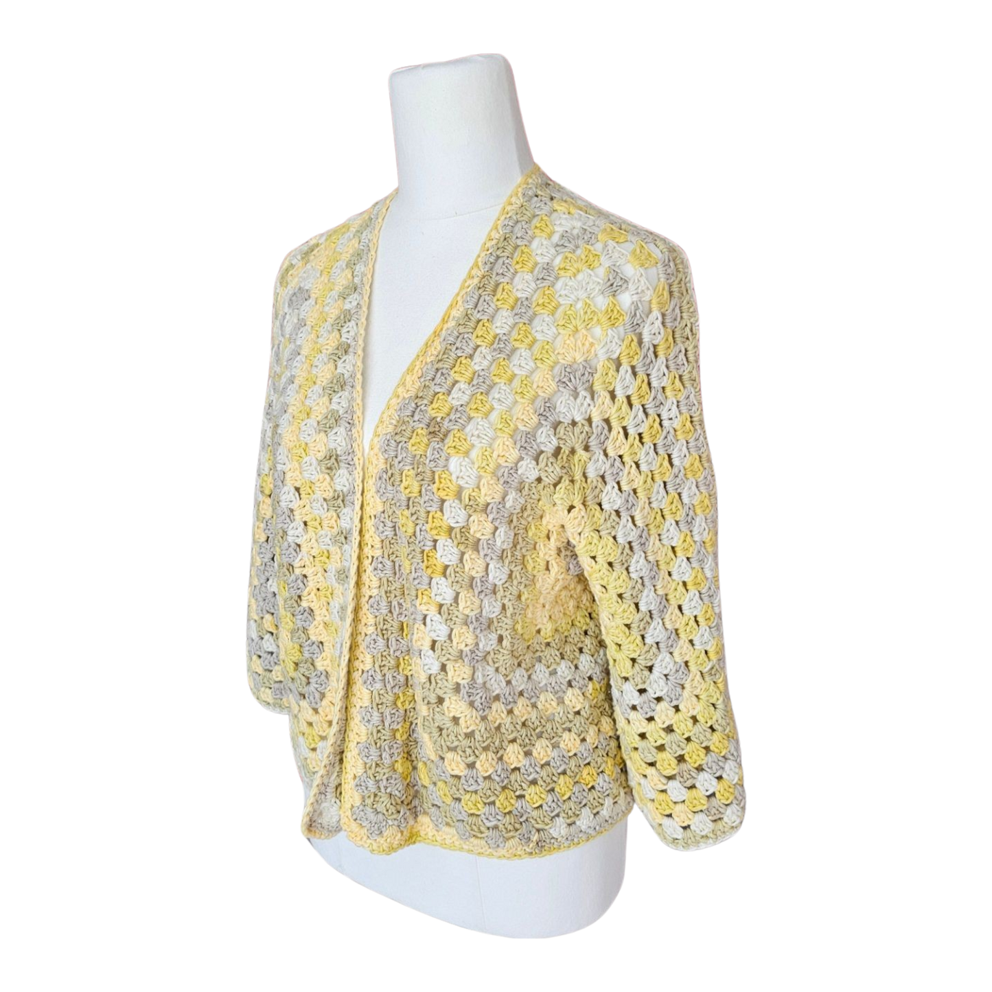 Tara Ladies 3/4 Sleeve Hexagon Cardigan