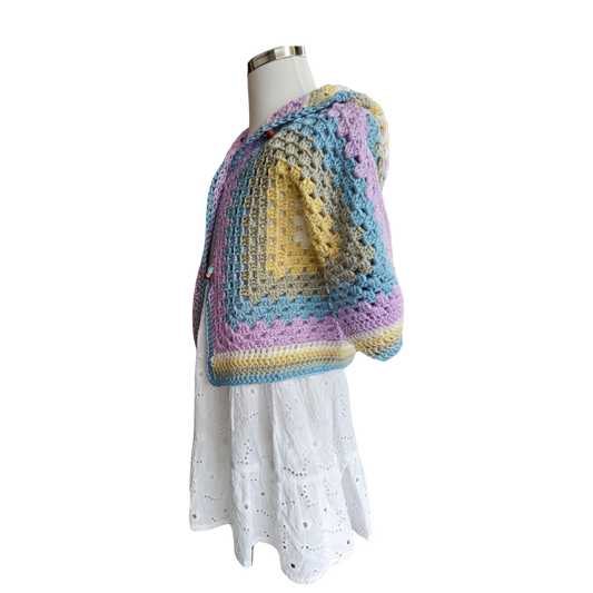 Constance Kids Hexagon Cardigan