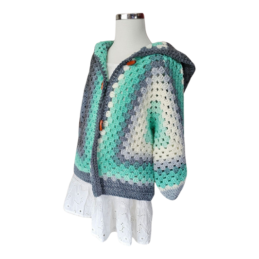 Prudence Kids Hexagon Cardigan