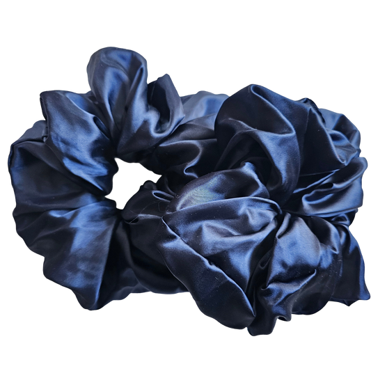 Hair Scrunchie - Navy 2 Scrunchie View