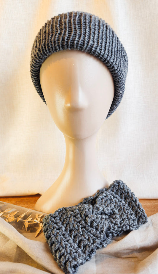 James Beanie + Crochet Headband Bundle