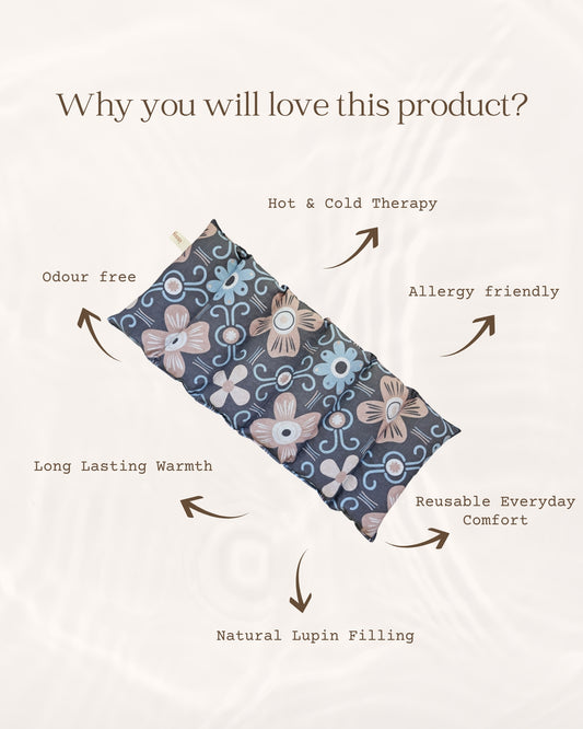 Floral Fusion XL Rectangle Hot n Cold Pack