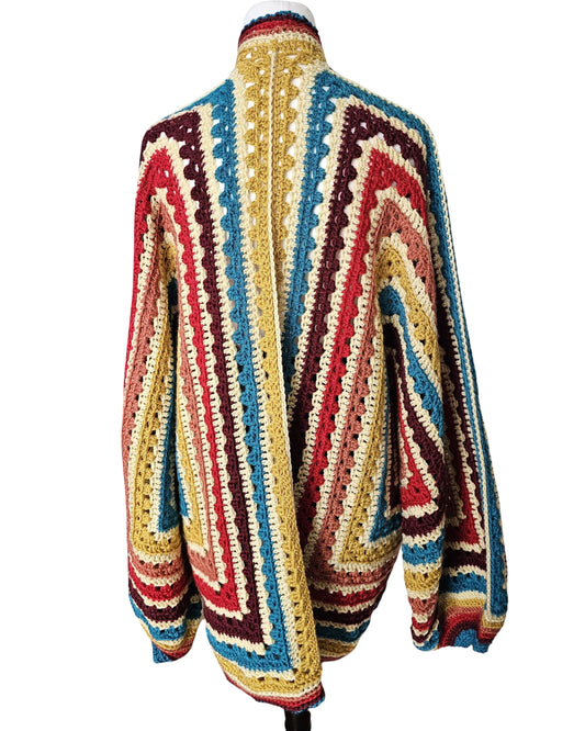 Poppy Oversize Hexagon Cardigan
