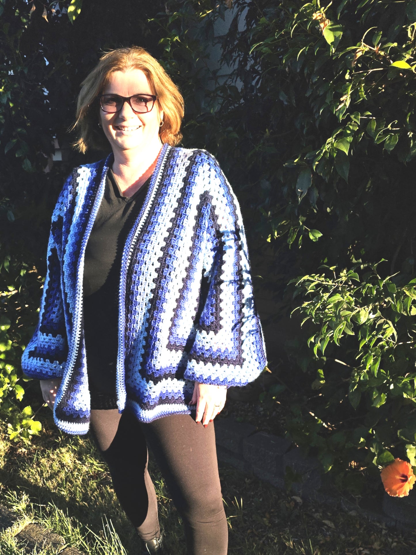 Delaney Oversize Hexagon Cardigan