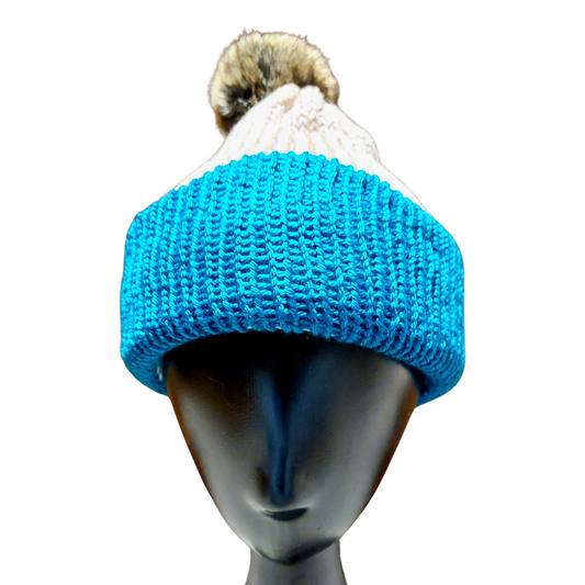 Sapphire Knitted Beanie