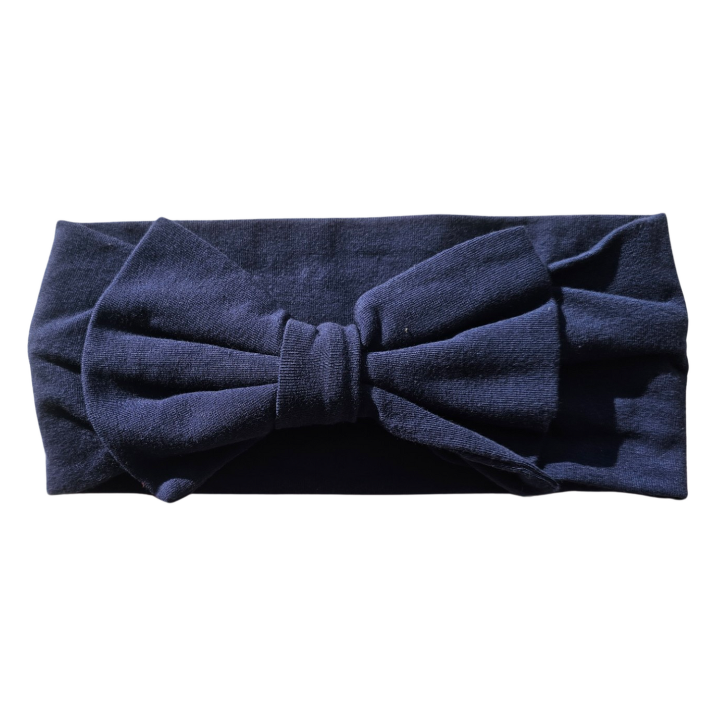 Navy Baby Bow Headband