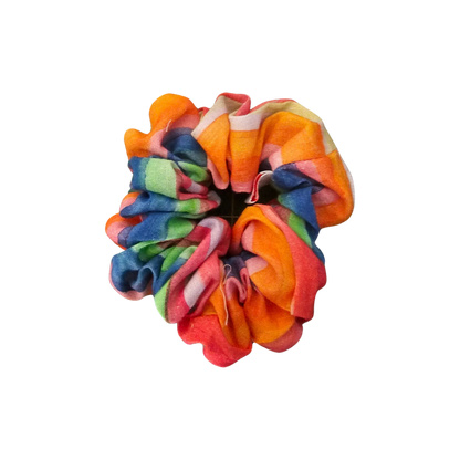 Scrunchie - Colourful Front View