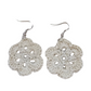 Clementine Cream Crochet Earring