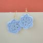 Clementine Blue Crochet Earring