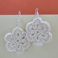 Clementine Cream Crochet Earring