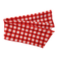 Red Check Wire Headwrap