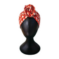 Red Check Wire Headwrap