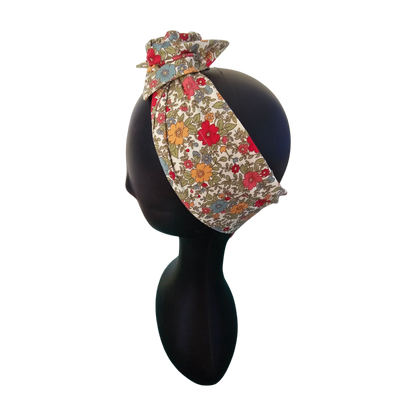 Wire Headband - Floral side view