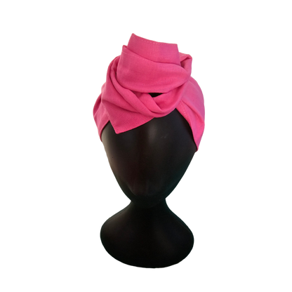 Wire Headband - Hot Pink Front VIew