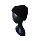 Knitted Beanie - Black Side View