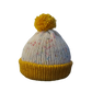 Sprinkled Yellow Kids Knitted Beanie