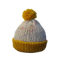 Sprinkle Yarn Beanie - Yellow Front View