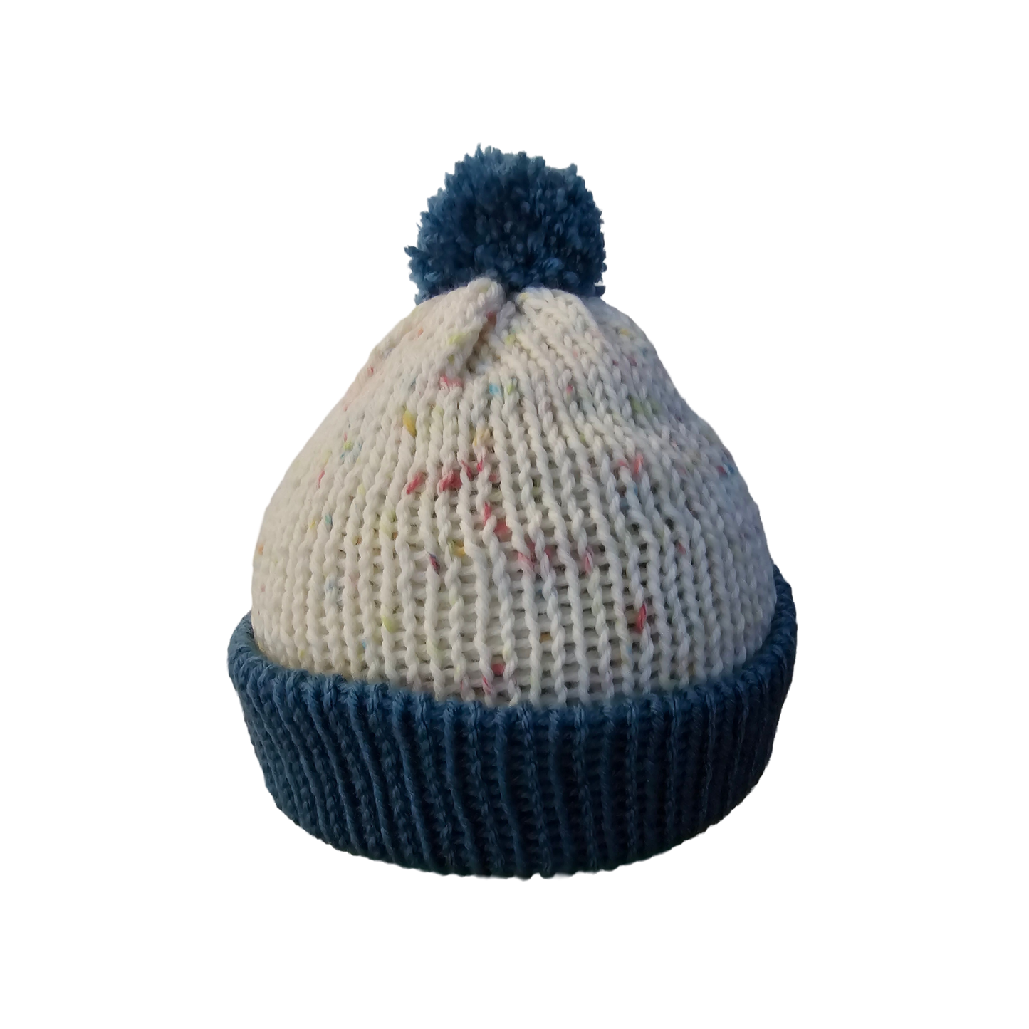 Sprinkled Blue Kids Knitted Beanie