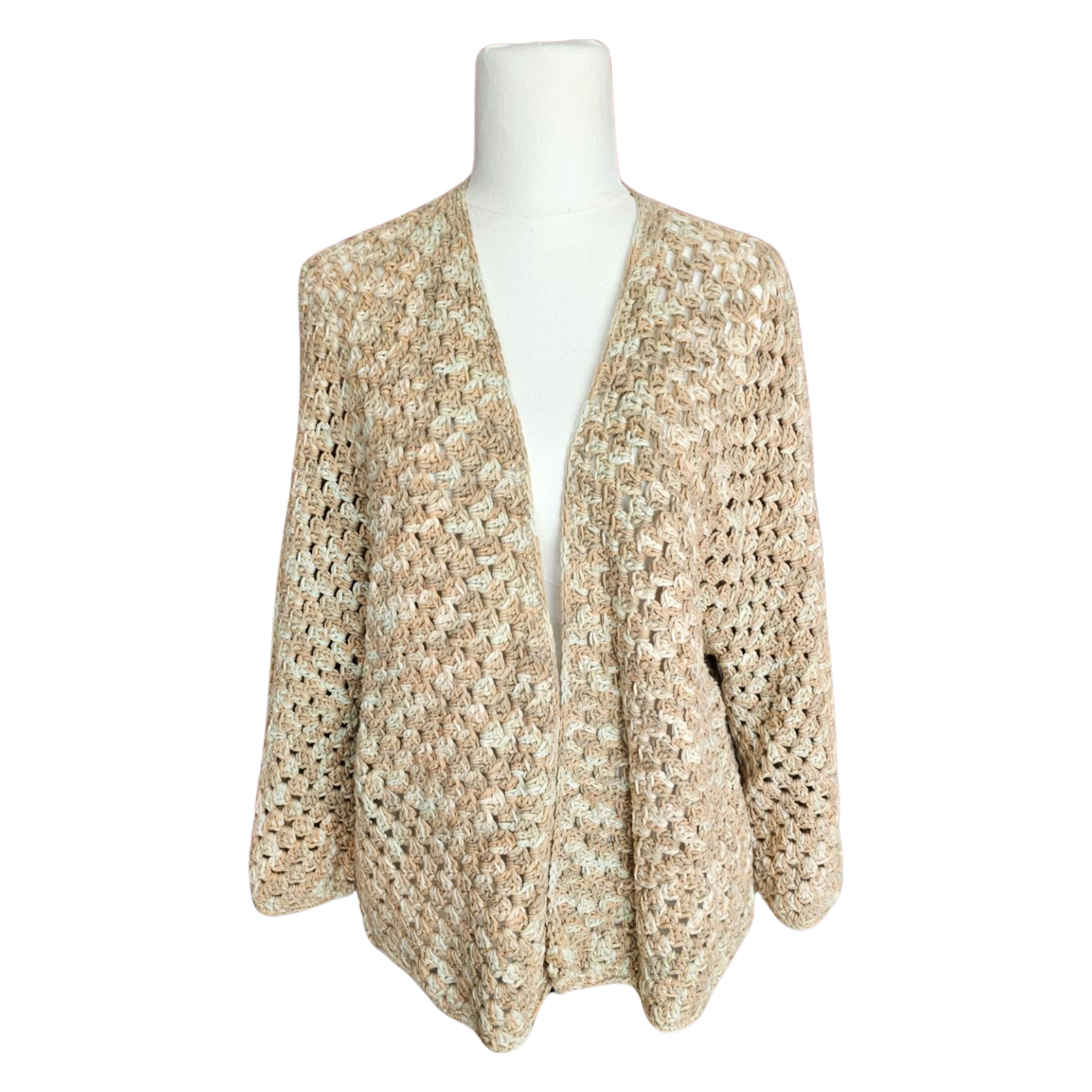 Cooper Ladies 3/4 Sleeve Hexagon Cardigan