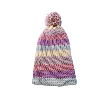 Mira Stripe Knitted Beanie