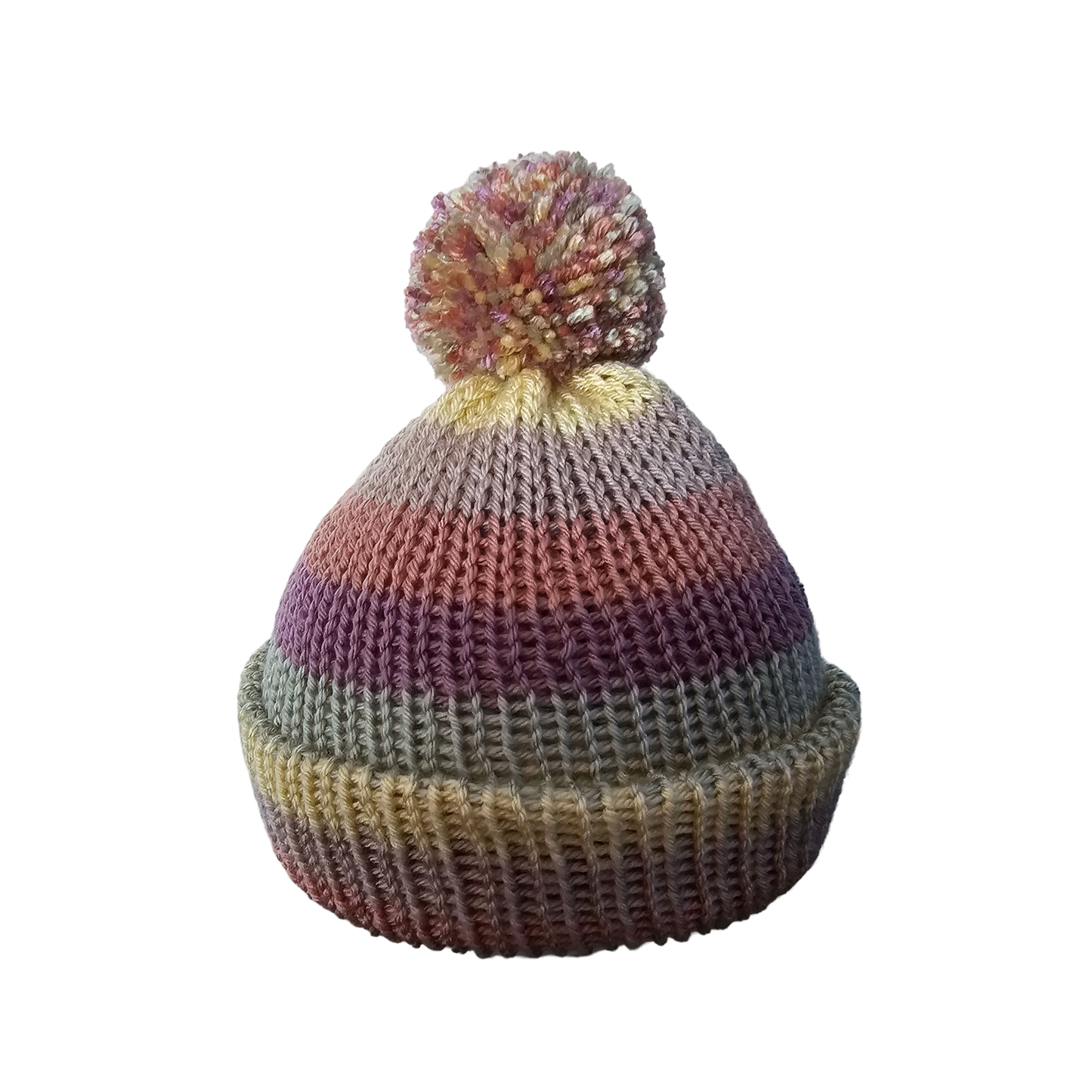 Mira Stripe Knitted Beanie