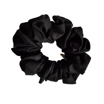 Scrunchie - Black front View