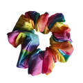 Scrunchie - Rainbow front view