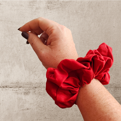 Scrunchie - Red Wrist View