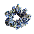 Scrunchie - Blue Floral Front VIew