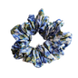 Scrunchie - Blue Floral Front VIew