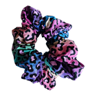 Hair Scrunchie - Rainbow Tiger front View