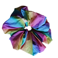 Hair Scrunchie - Rainbow front View