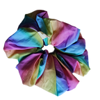 Hair Scrunchie - Rainbow front View