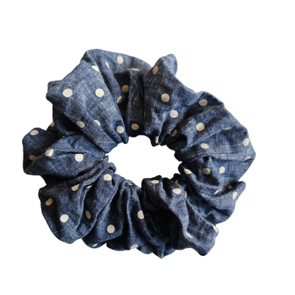 Hair Scrunchie - Spots Front View