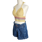 Crochet Top - Lace Side VIew