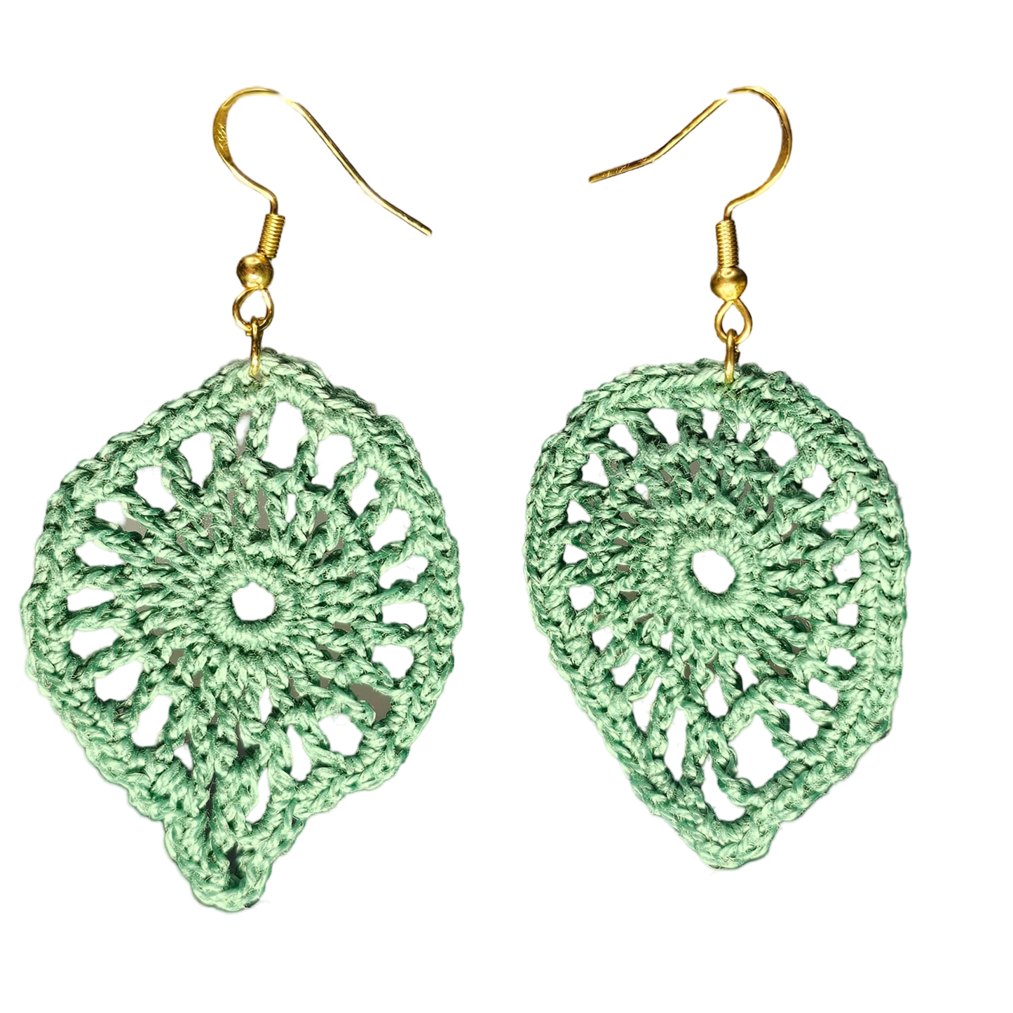 Tempest Crochet Earring - green