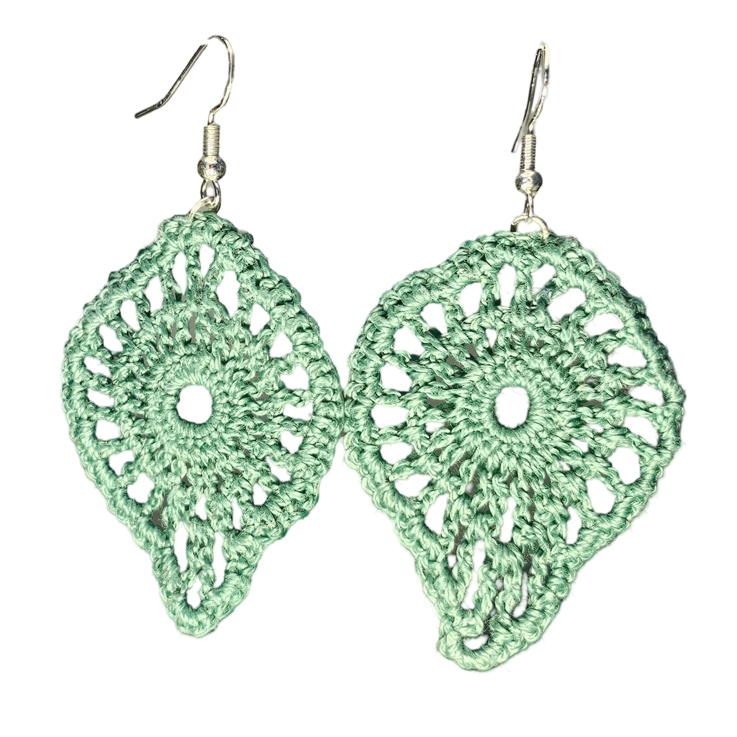 Tempest Crochet Earring - green