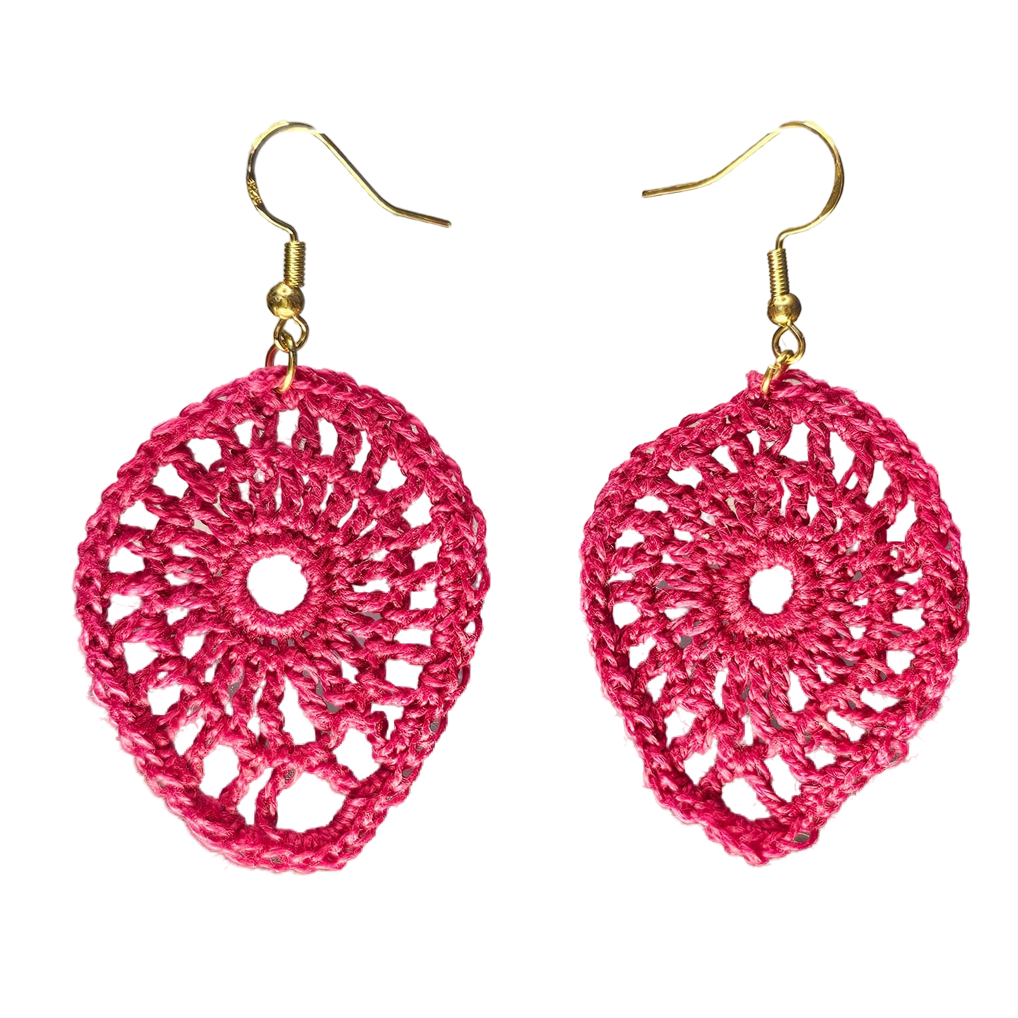 Tempest Crochet Earring - Red