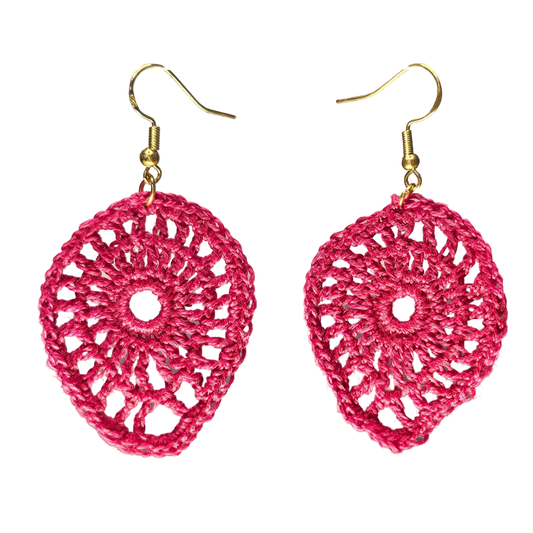 Tempest Crochet Earring - Red