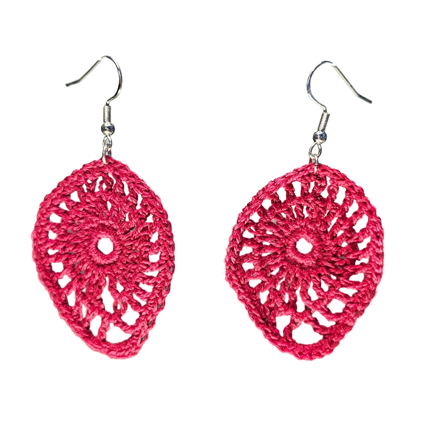 Tempest Crochet Earring - Red