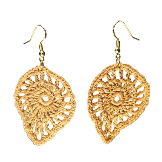 Tempest Crochet Earring - Beige