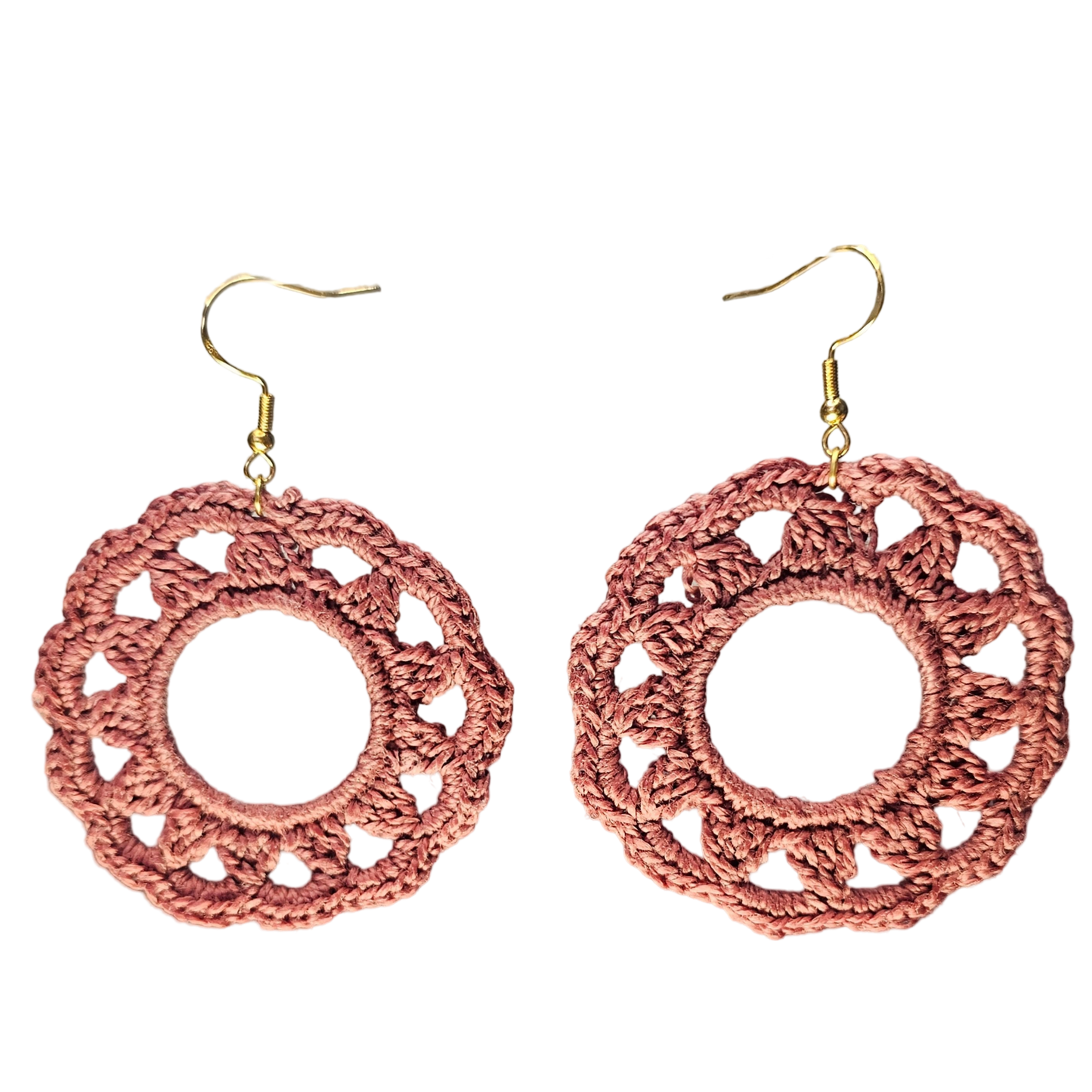 Royal Crochet Earring - Pink