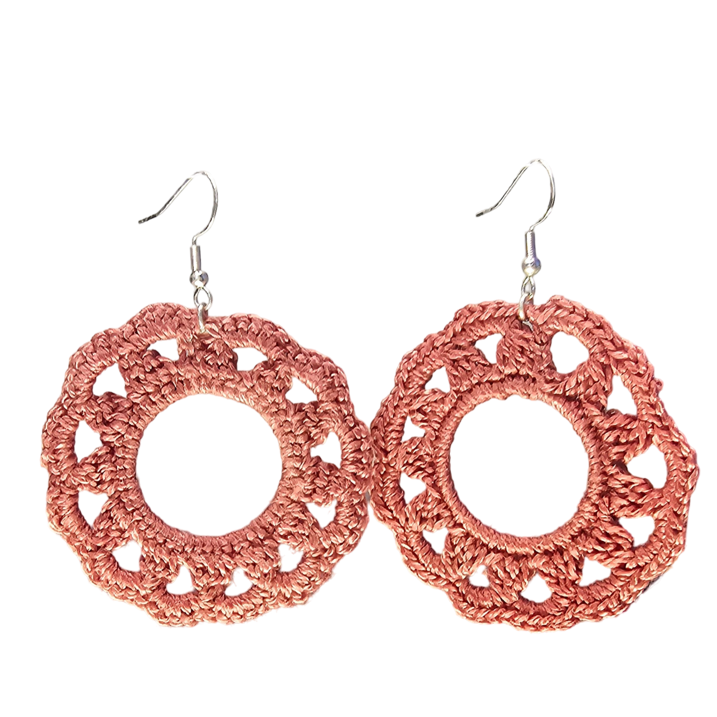 Royal Crochet Earring - Pink