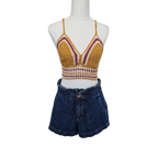 Lila Crochet Top