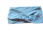 Flat View of striped headband for girls