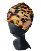 Girls headband hair accessory on mannequin side view, flat style