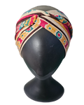 Mannequin wearing knotted headband front top view