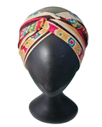 Mannequin wearing knotted headband front top view