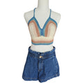 Festival Crochet Top - front view on model