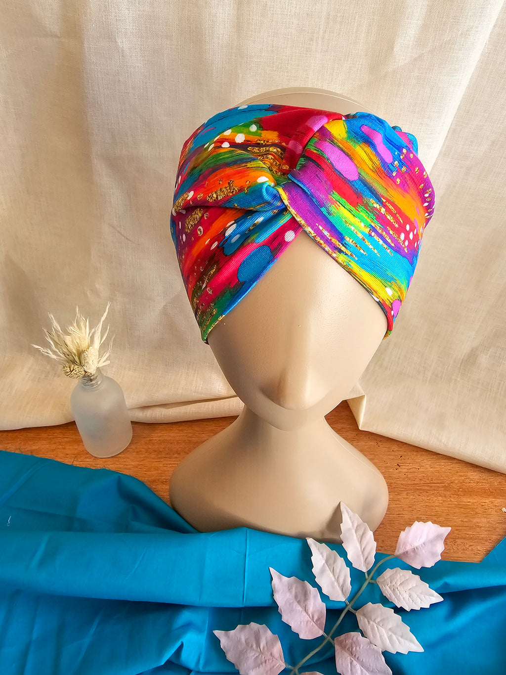 Carnival Sunrise Knotted Headband